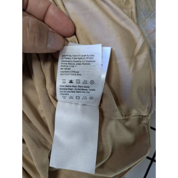 Cotton On Y2K Mesh Cropped Top Women Size L Euro Graphic Long Sleeve Retro Cyber - Picture 9 of 9